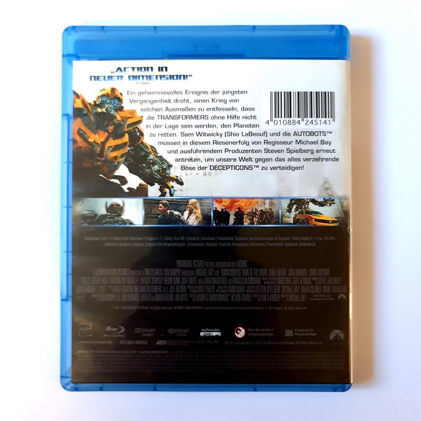 Transformers 3 - Shia LaBeouf - Blu Ray Zustand sehr gut