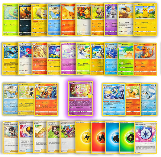 100 Original Pokemon Karten Deutsch (Adventskalender)