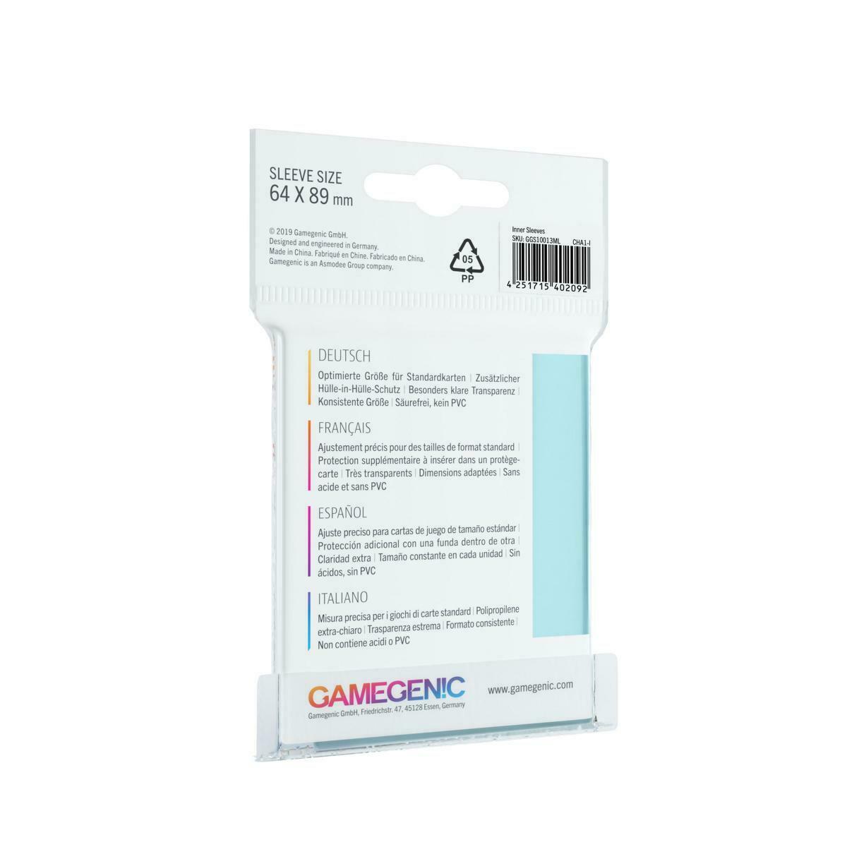 Gamegenic - perfect sized inner Sleeves (100er Packung) TCG Pokemon Hüllen