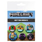 Minecraft Badge Pack Pin Set (5 Buttons)