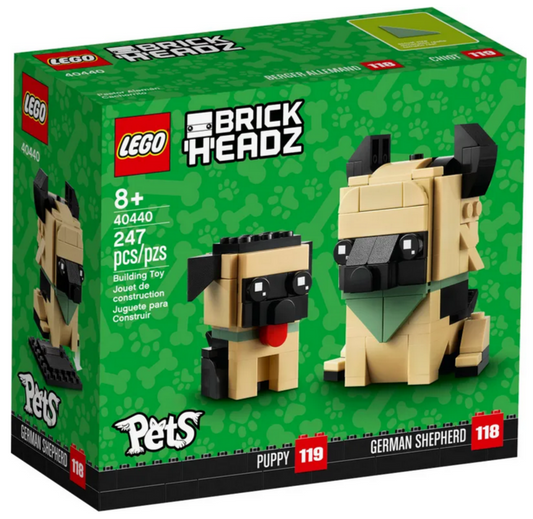 Lego BrickHeadz Set 40440 Deutscher Schäferhund NEU & OVP Hund Kinder Spielzeug