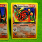 Pokemon - Glumanda 50/82 Glutexo 32/82 dunkles Glurak 21/82  - 1. Edition - MINT