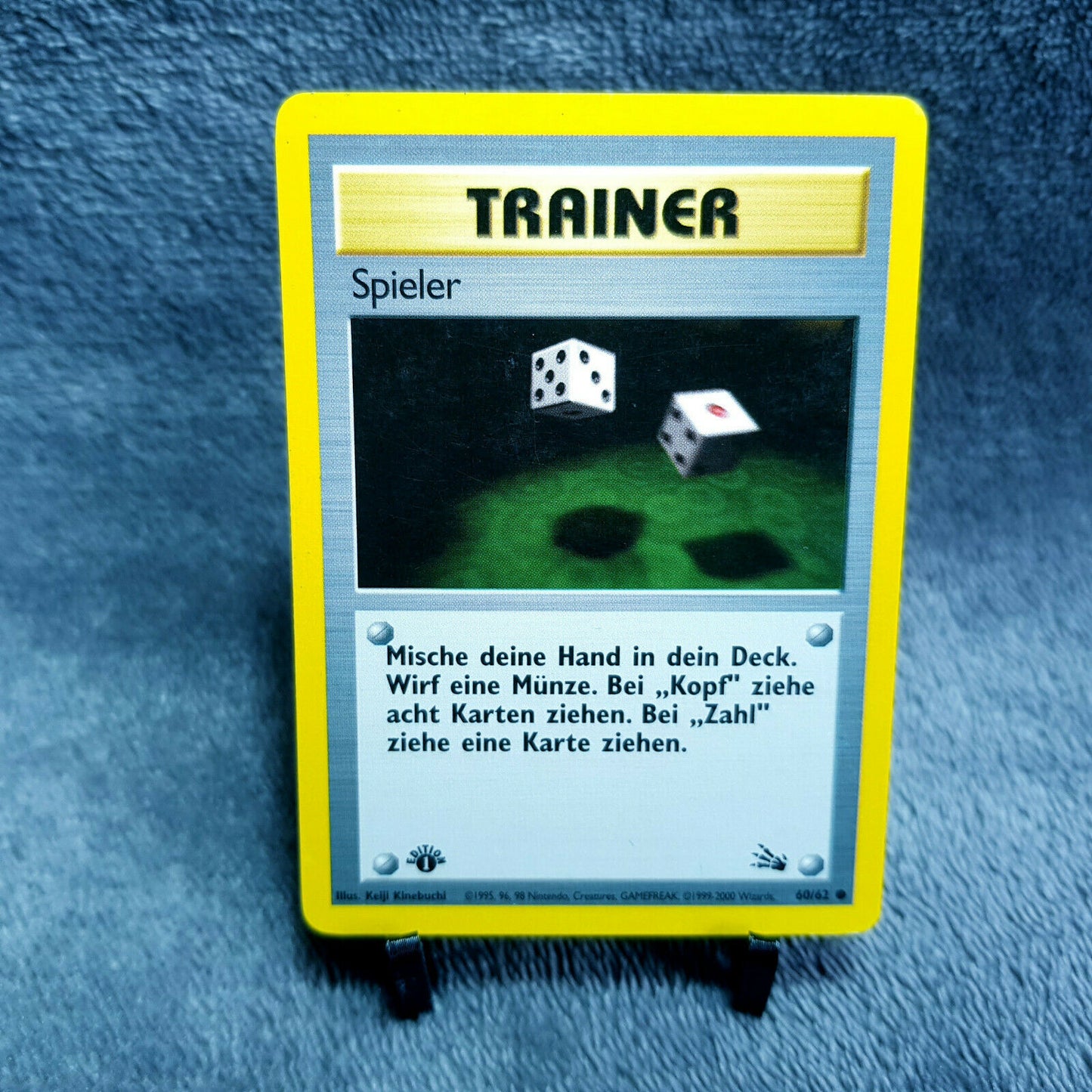 Pokemon Karte | Trainer Spieler 60/62 | 1. Edition | Fossil Set | MINT