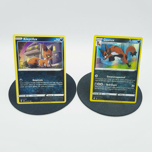 Pokemon Karten - Kleptifux 047/072 & Gaunux 048/072 rare holo 2021 MINT