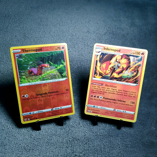 Pokemon Karten | Thermopod 29/163 holo & Infernopod 30/163 rare | deutsch | mint
