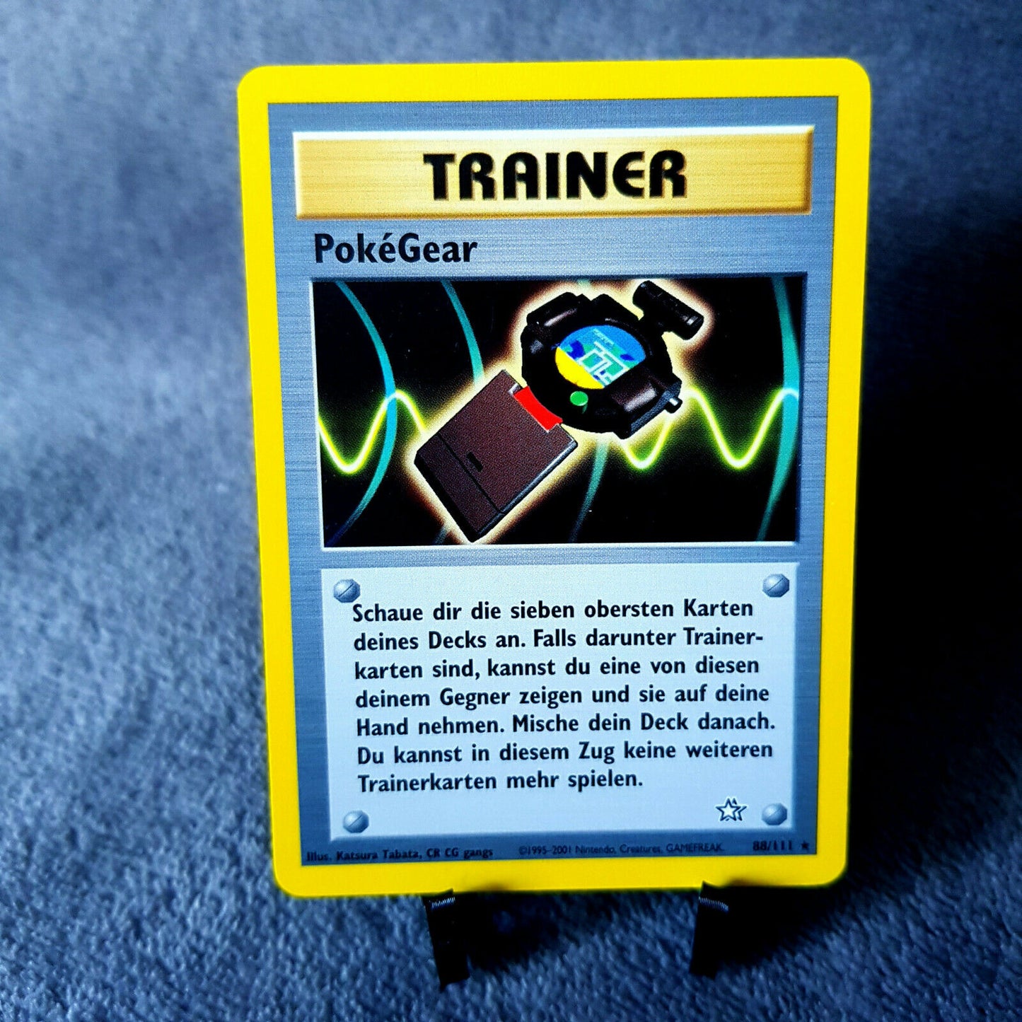 Pokemon - Trainer PokeGear 88/111 rare - Neo Genesis 2001 - Near Mint