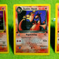 Pokemon - Glumanda 50/82 Glutexo 32/82 dunkles Glurak 21/82  - 1. Edition - MINT