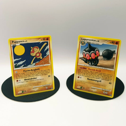 Pokemon Karten Puppance 60/106 Lepumentas 15/106 Diamant & Perl 2008 DE