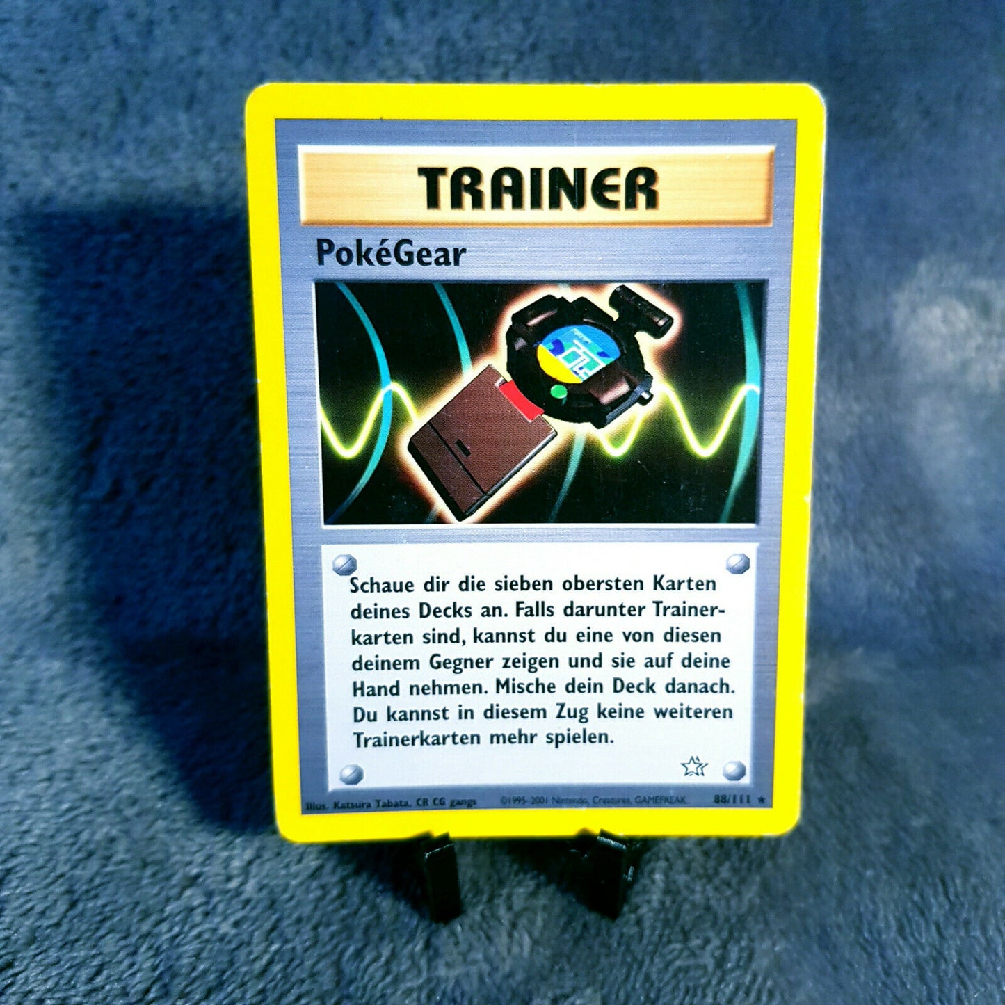 Pokemon - Trainer PokeGear 88/111 rare - Neo Genesis 2001