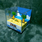 The Legend of Zelda - Link's Awakening 3D Cube Handmade Diorama - Gameboy Fanart