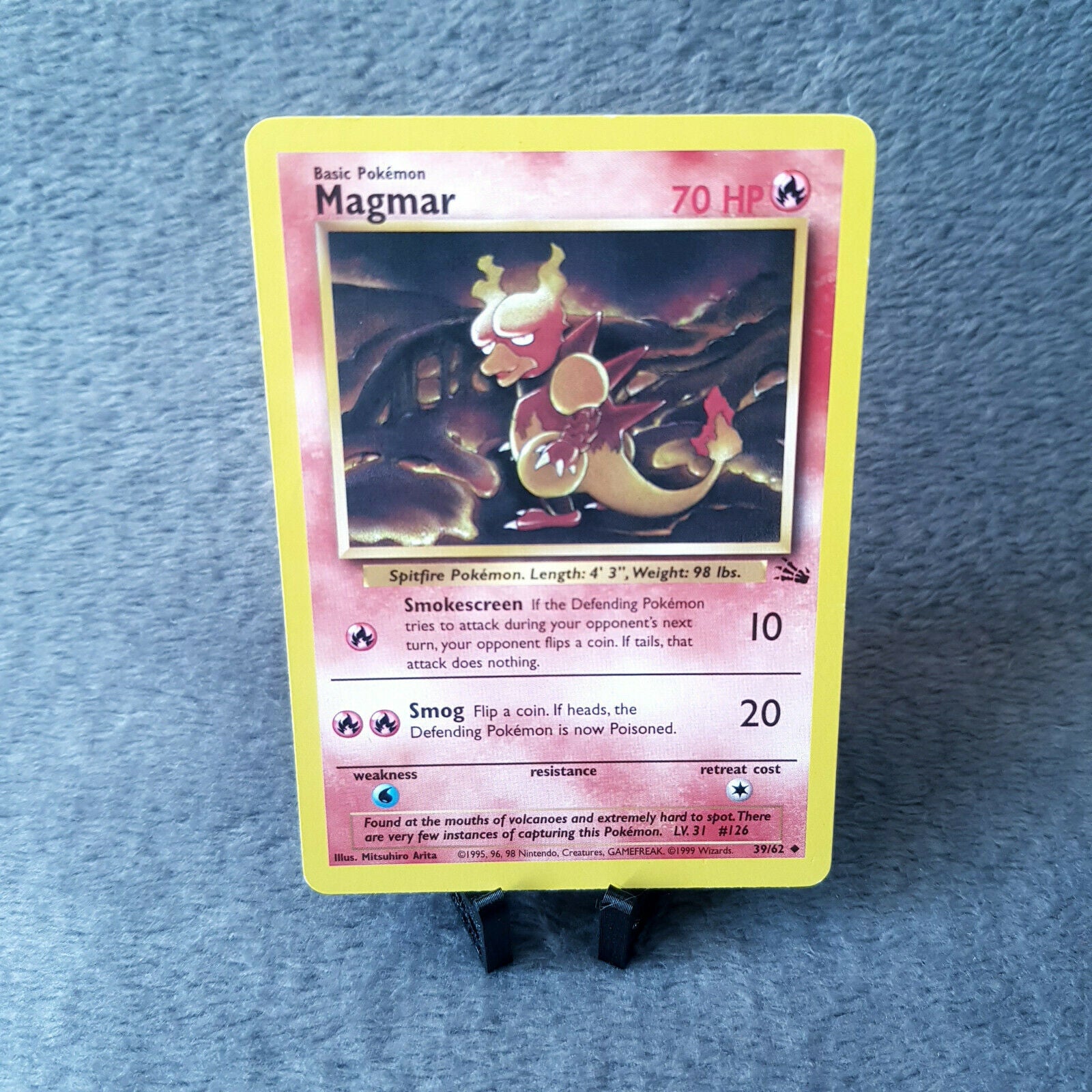 Pokemon - Magmar 39/62 - Fossil Set 2000
