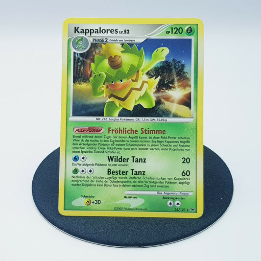 Pokemon Card Kappalores 34/127 rare Platin 2009 near mint