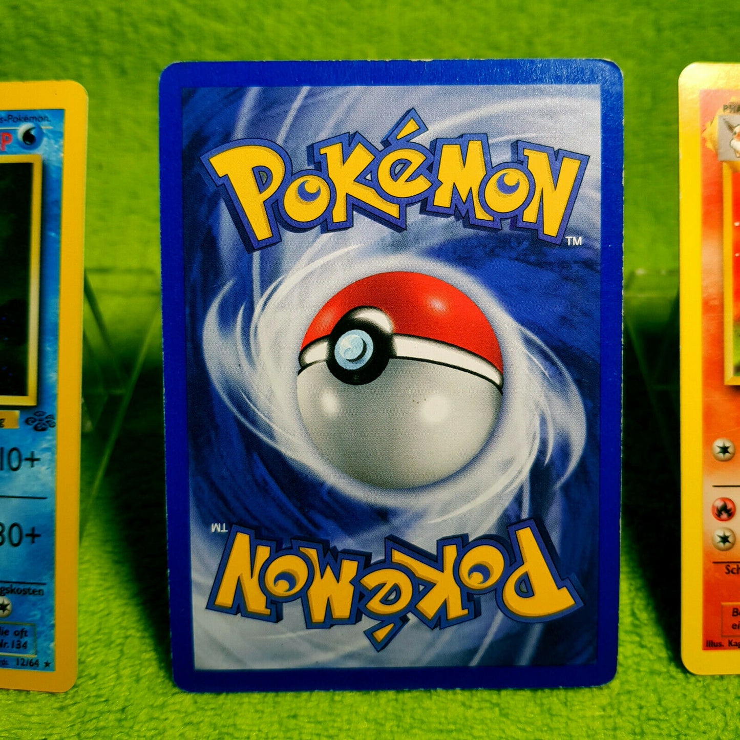 Pokemon - Evoli 51/64 - Blitza 4/64 HOLO - Aquana 12/64 HOLO - Flamara 19/64