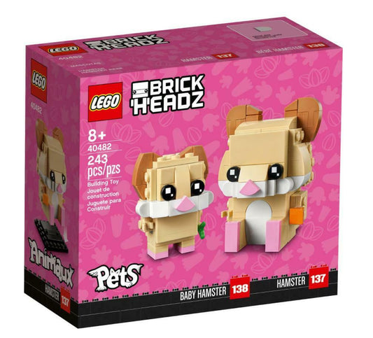 LEGO 40482 Brick Headz Hamster mit Hamsterbaby NEU Sealed NEW