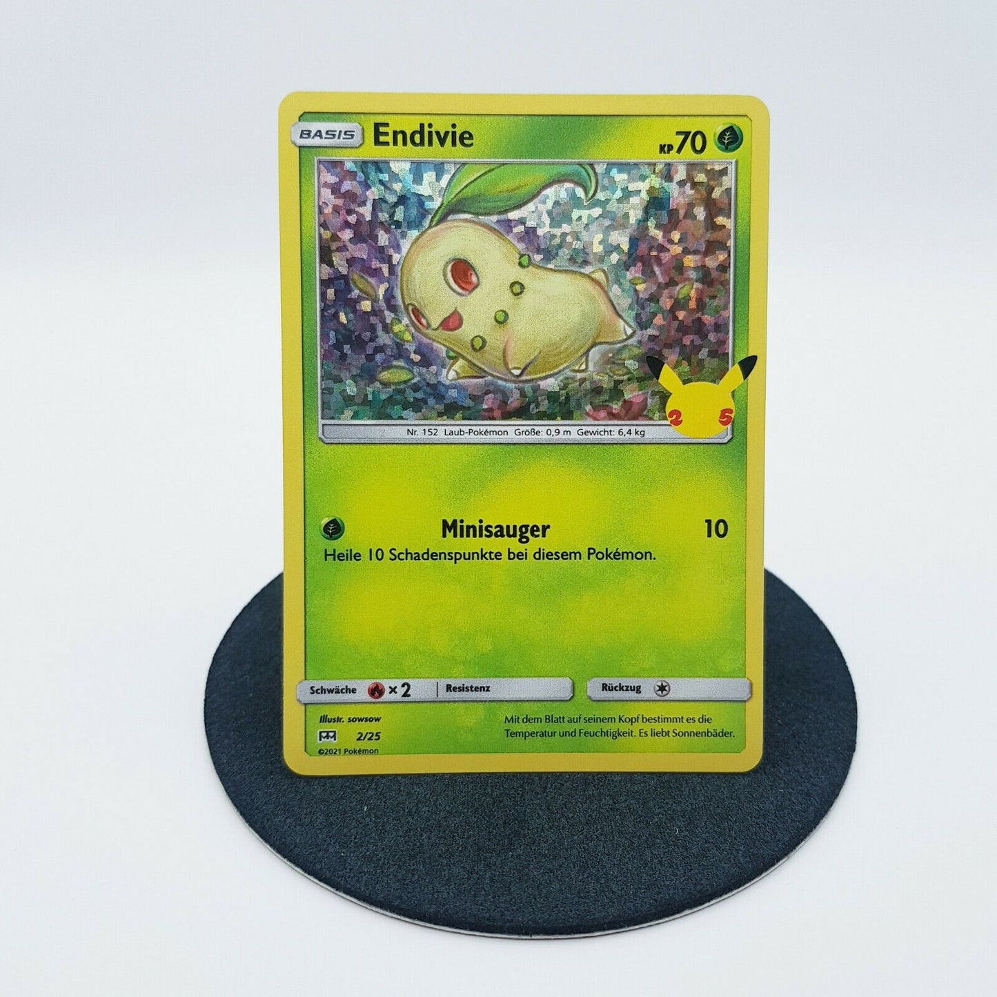 Pokemon Karte - Endivie 2/25 holo - McDonalds Collection 2021 - MINT deutsch