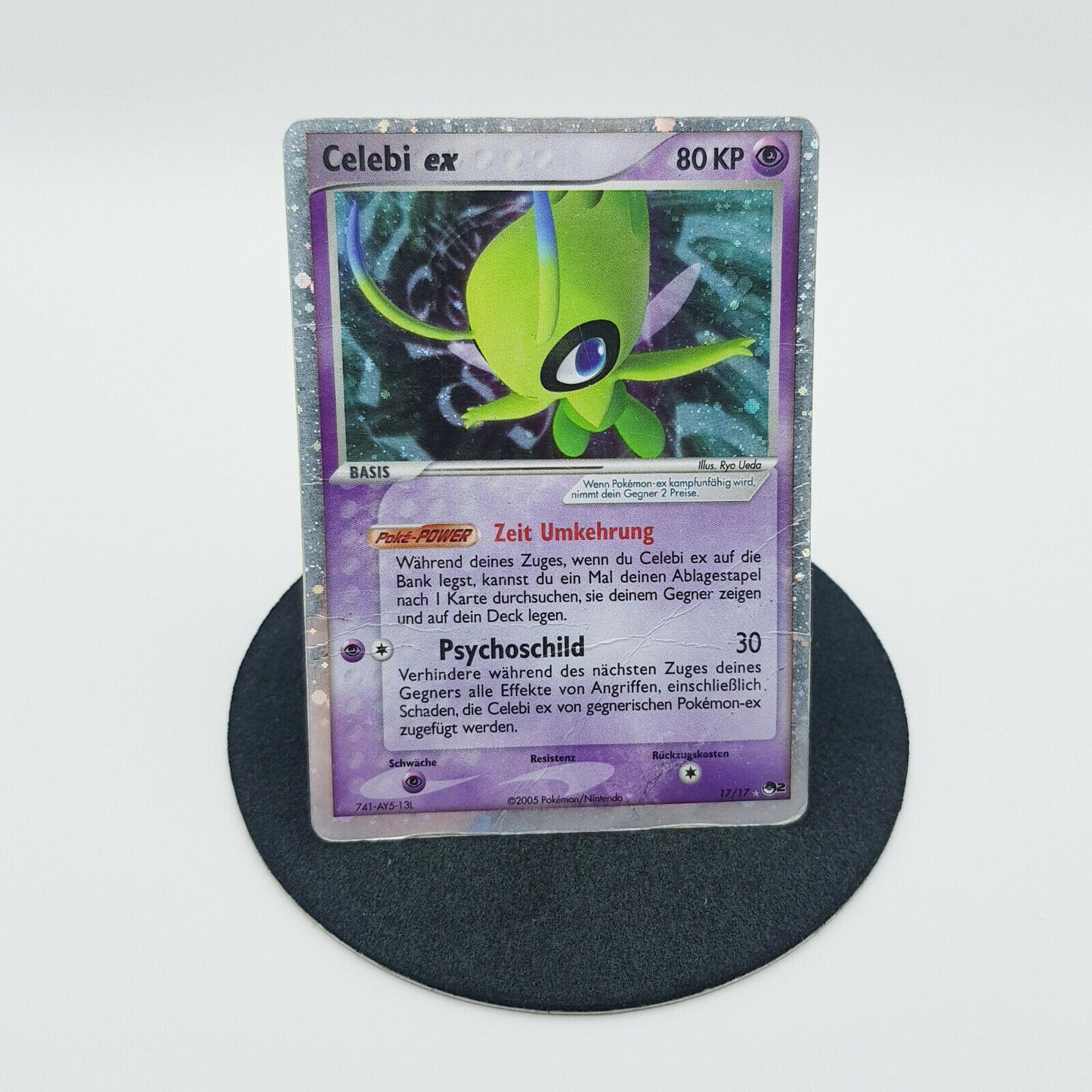 Pokemon Karte - Celebi ex 17/17 ultra rare holo - Pop Serie 2 2005 -  deutsch