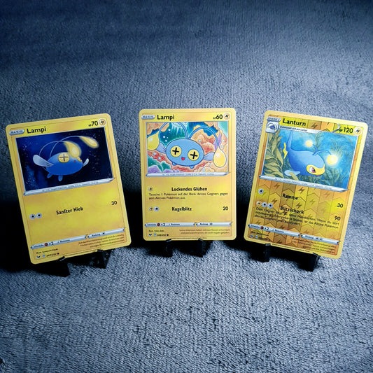 Pokemon Karten | Lampi 67/202 & 68/202 & Lanturn 69/202 rare holo | mint
