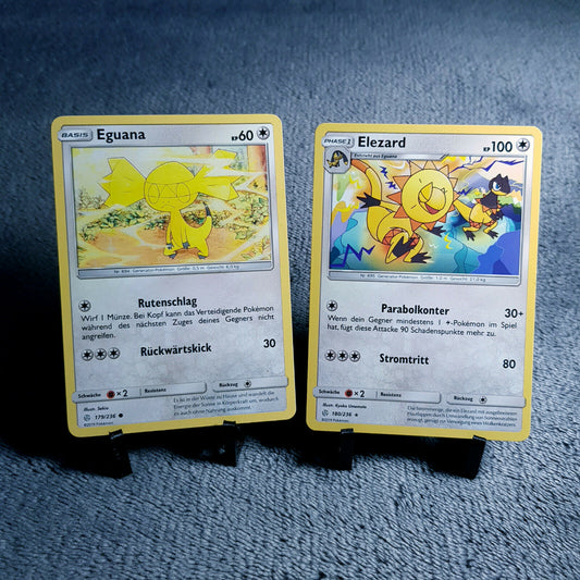 Pokemon Karten | Eguana 179/236 & Elezard 180/236 | rare | Mint | PSA | deutsch