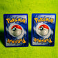Pokemon - Krabby 51/62 Kingler 38/62 - 1. Edition - Mint