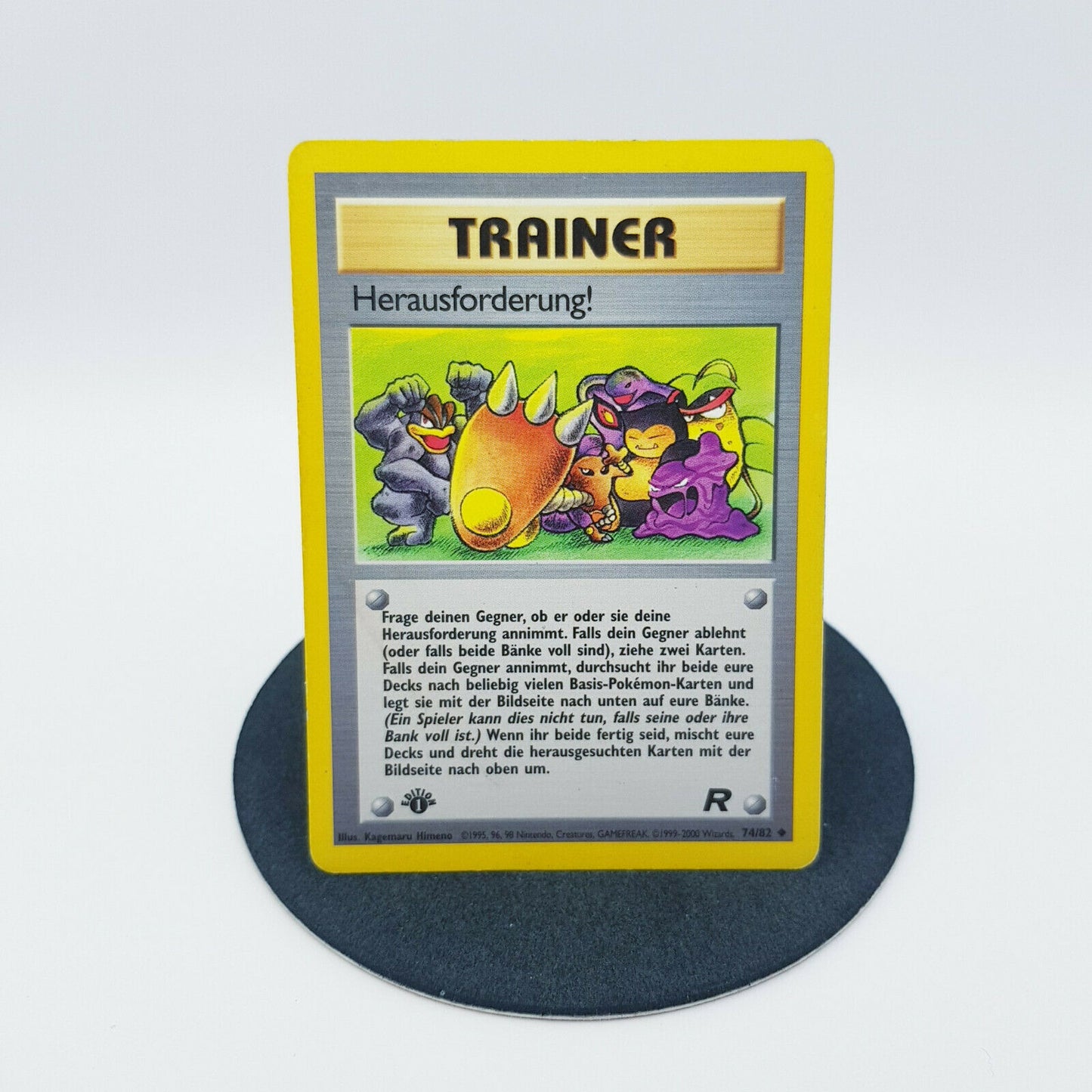 Pokemon Karte - Herausforderung 74/82 1. Edition Team Rocket 2000 Near Mint
