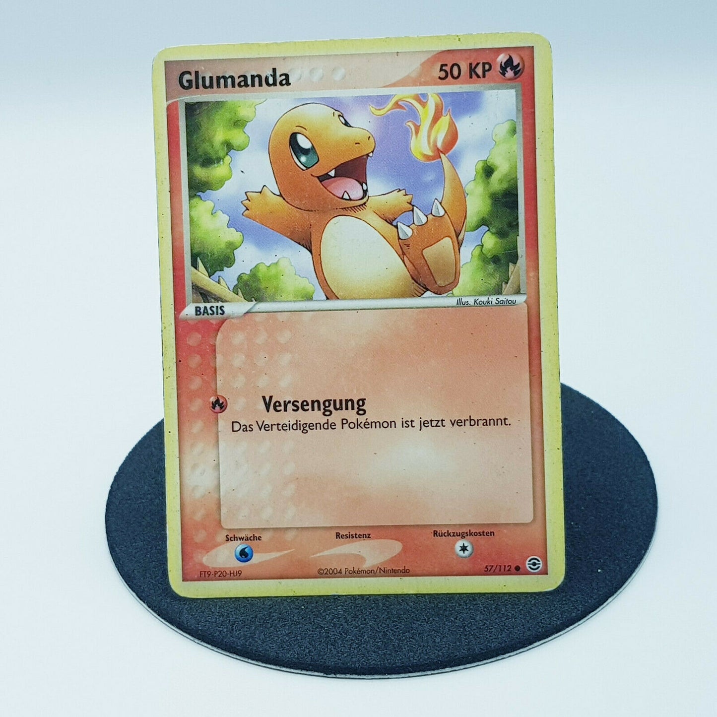 Pokemon Card Glumanda 57/112 EX Feuerrot & Blattgrün 2004