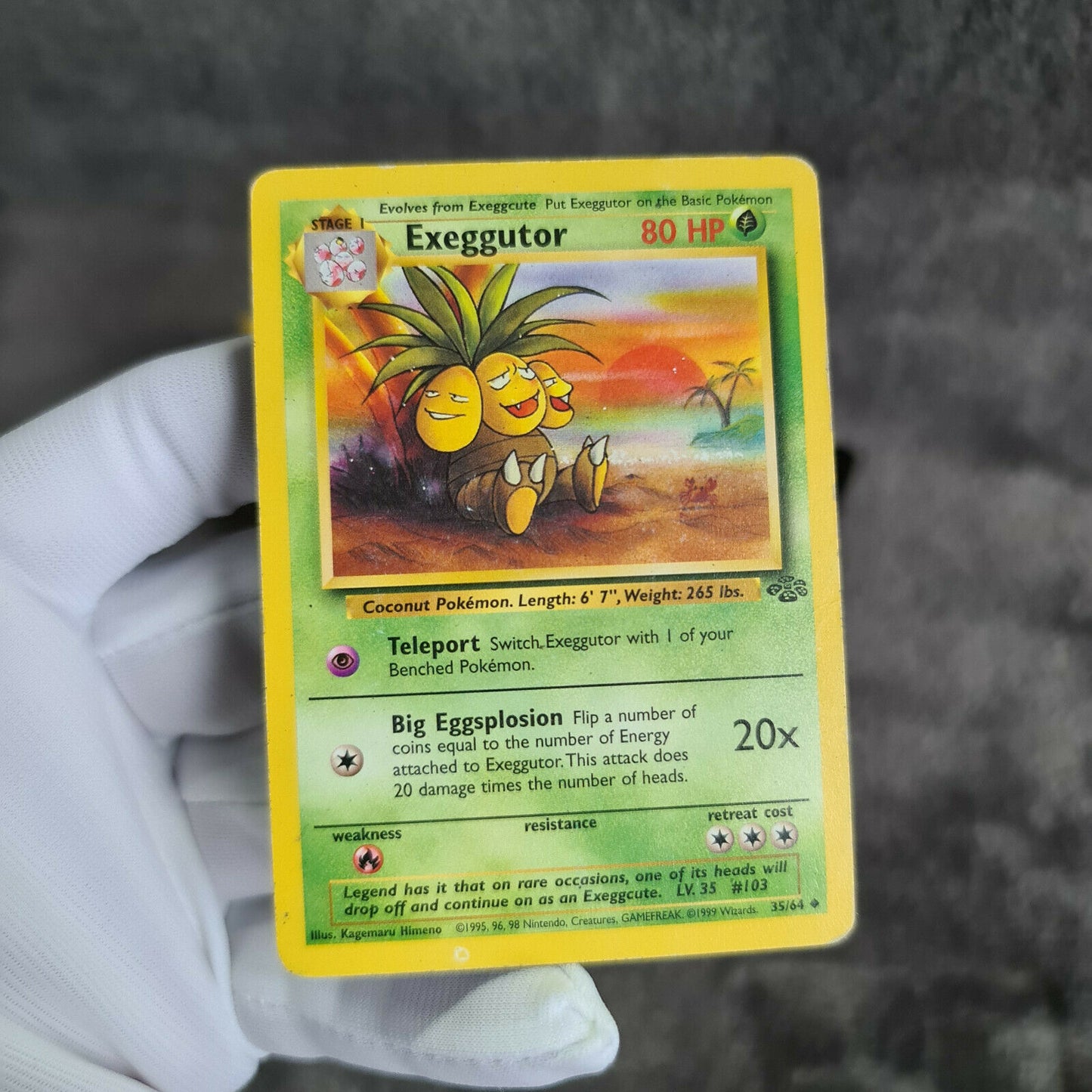 Pokemon Karten | Exeggcute 52/64 & Exeggutor 35/64  | TCG | Near Mint