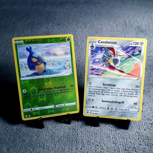 Pokemon Karten | Laukaps 8/189 holo & Cavalanzas 124/189 rare | Mint | PSA
