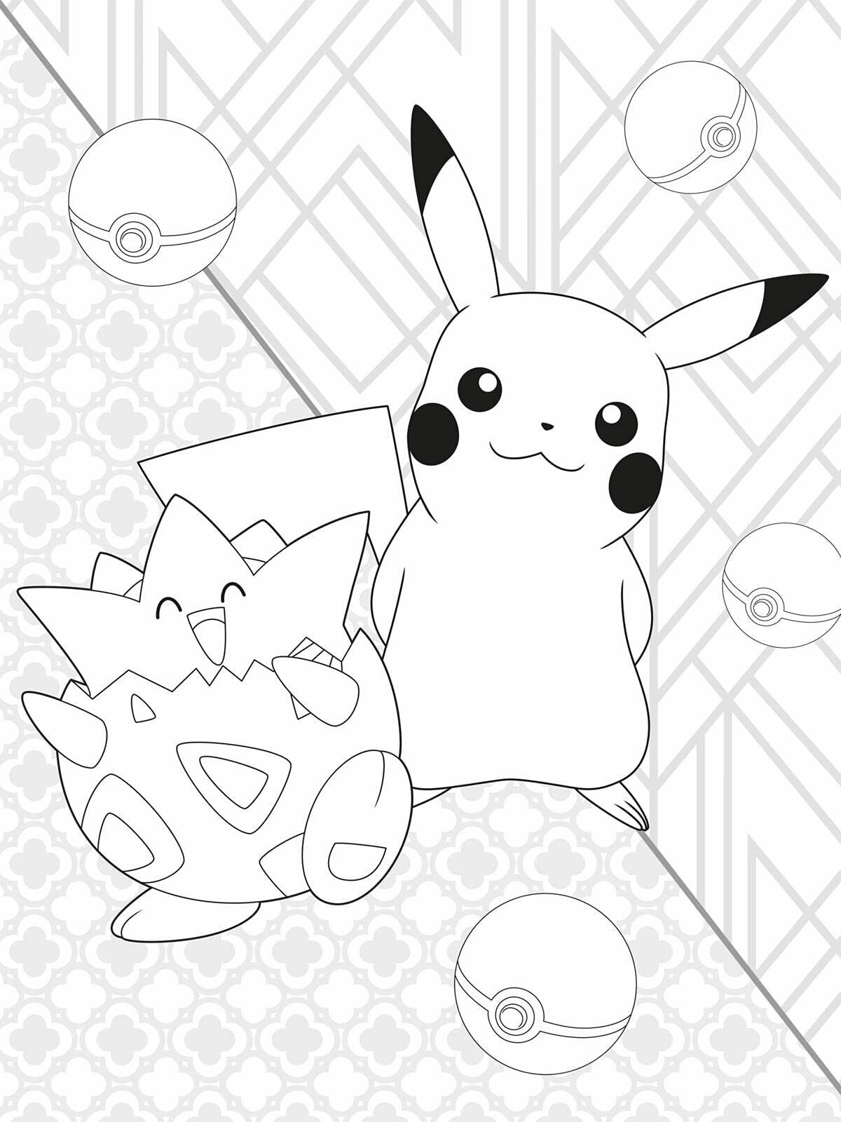 Pokemon: Das Malbuch für Kinder