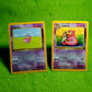 Pokemon - Flegmon 55/62 Lahmus 43/62 - 1. Edition - Fossil Set (1999) - MINT