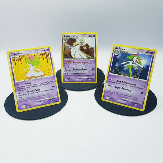 Pokemon Cards Trasla 89/127 Kirlia 51/127 Guardevoir 8/127 Platin 2009 near mint