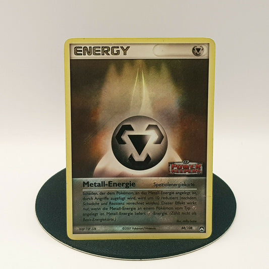 Pokemon Karte Energy Metall-Energie 88/108 holo rare EX Power Keepers stamp 2007