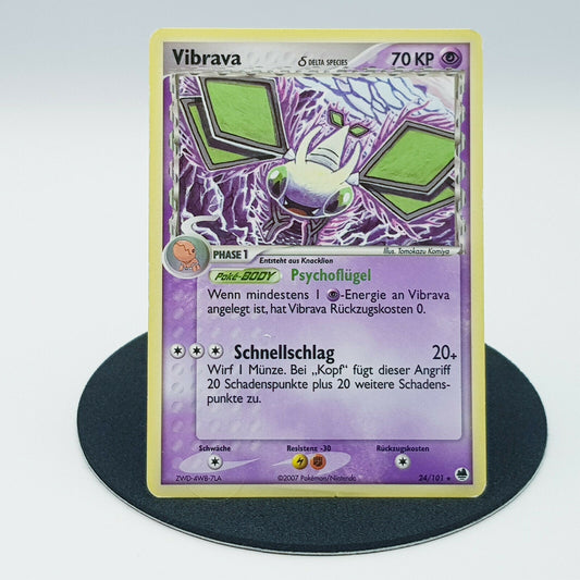 Pokemon Karte Vibrava 24/101 Delta Species EX Dragon Frontiers 2007