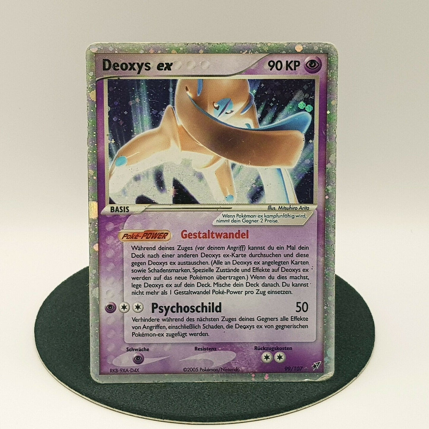 Pokemon Karte Deoxys ex 99/107 ultra rare holo 2005 DE