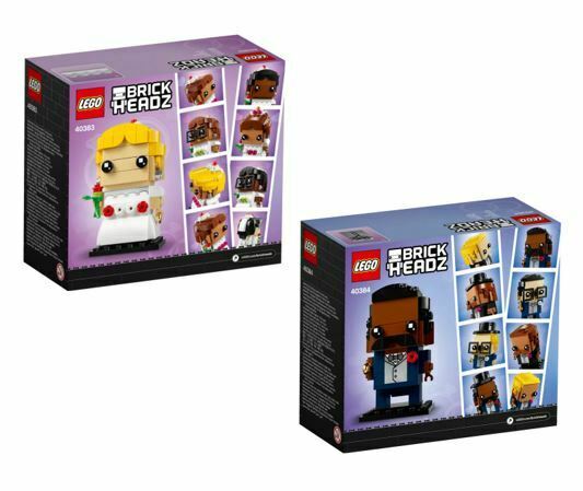 LEGO Brickheadz 40383 Braut & Bräutigam 40384 NEU & OVP Hochzeitsgeschenk