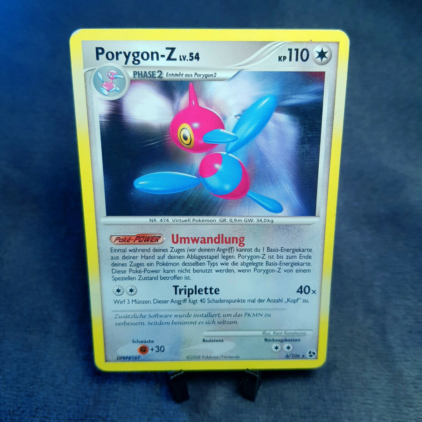 Pokemon - Porygon-Z 6/106 rare - Epische Begnungen (2008) - deutsch