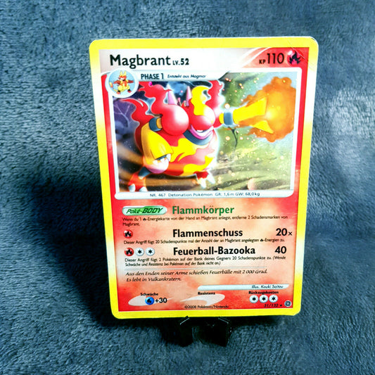Pokemon - Magbrant 31/132 rare holo - TCG Rätselhafte Wunder 2008