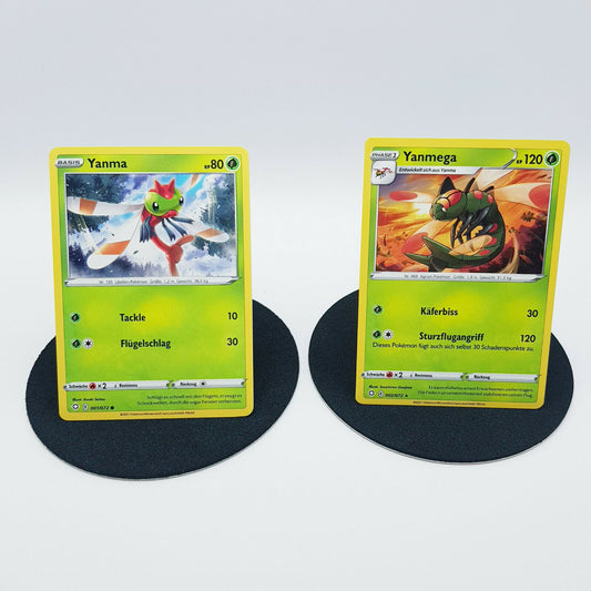 Pokemon Karten - Yanma 001/072 Yanmega 002/072 S&S 2021 deutsch MINT