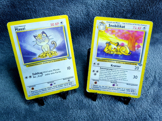 Pokemon Karten Full Set | Mauzi 56/64 & Snobilikat 42/64 | deutsch