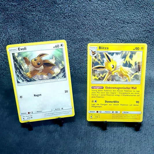 Pokemon Karten | Evoli 49/68 & Blitza 23/68 rare | deutsch | Mint | PSA ready