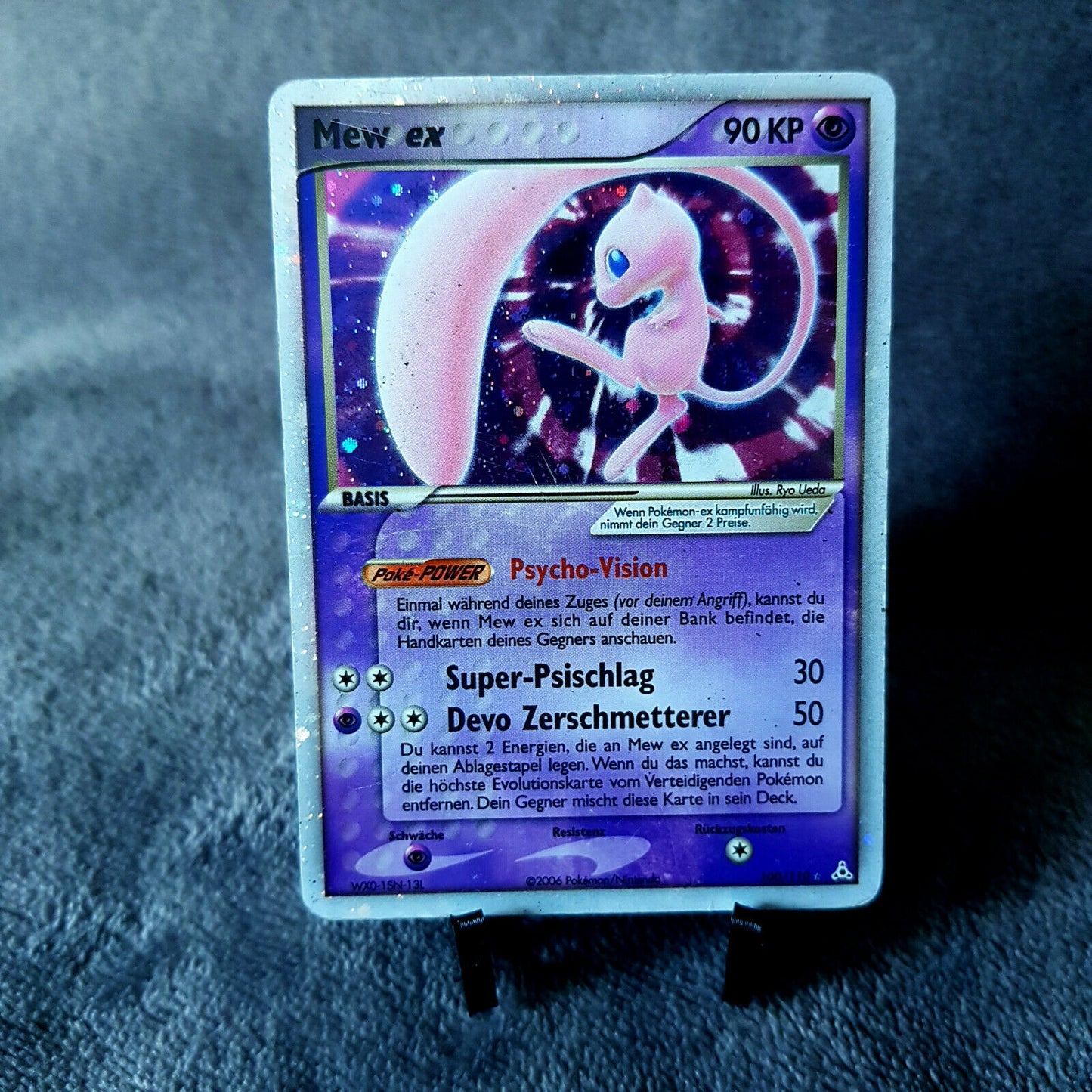 Pokemon - Mew ex 100/110 rare holo - EX Holon Phantoms 2006 - GOOD condition