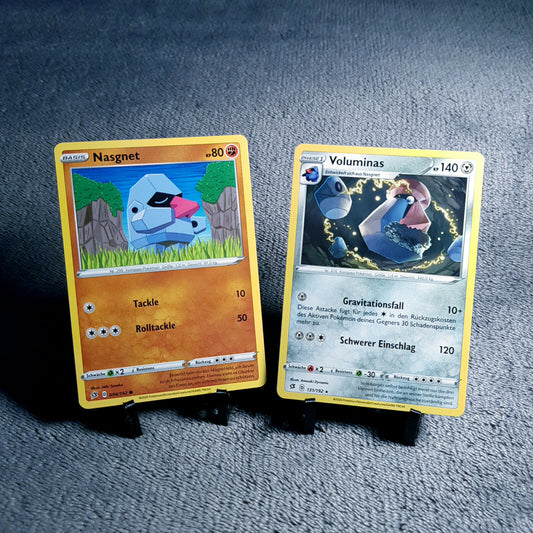 Pokemon Karten | Nasgnet 96/192 & Voluminas 131/192 rare | Mint | PSA