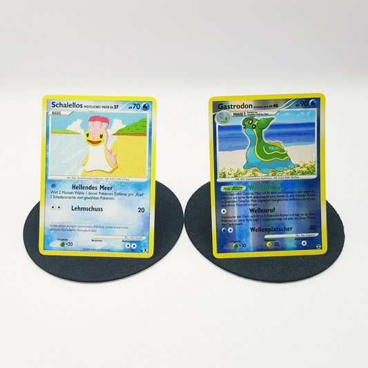 Pokemon Card Schalellos 80/111 Gastrodon 21/111 rare holo Aufst. d. Rivalen 2009