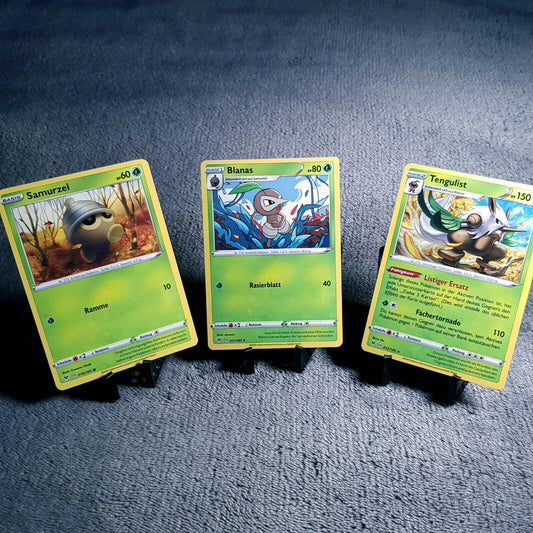 Pokemon Karten | Samurzel 10/185 & Blanas 11/185 & Tengulist 12/185 rare | mint