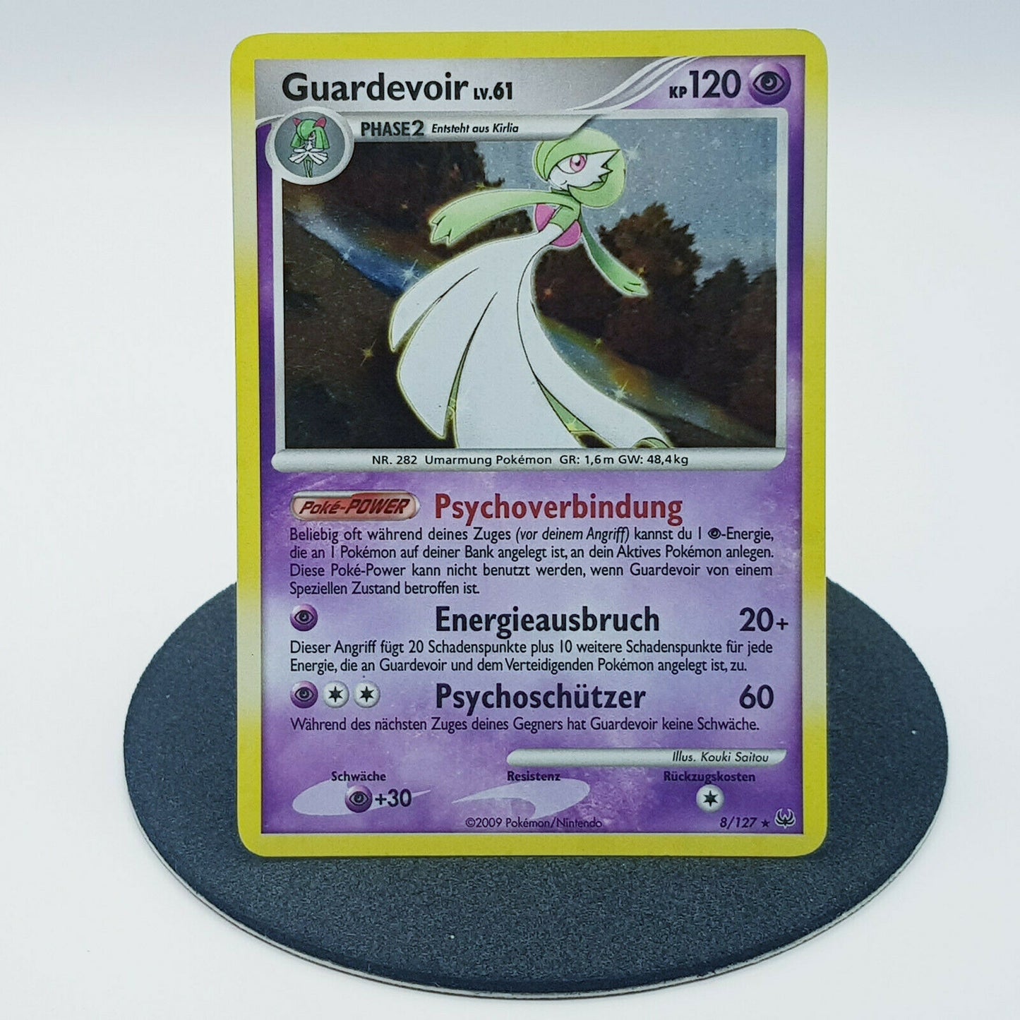 Pokemon Card Guardevoir 8/127 holo rare Platin 2009 near mint