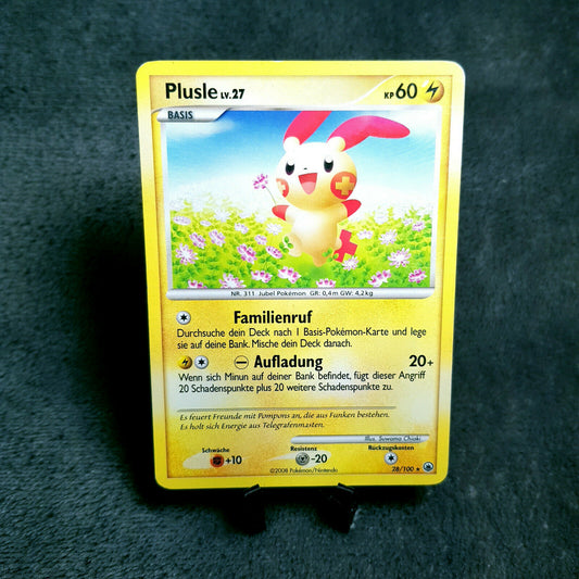 Pokemon - Plusle 28/100 rare - Diamant & Perl - Majestätischer Morgen 2008