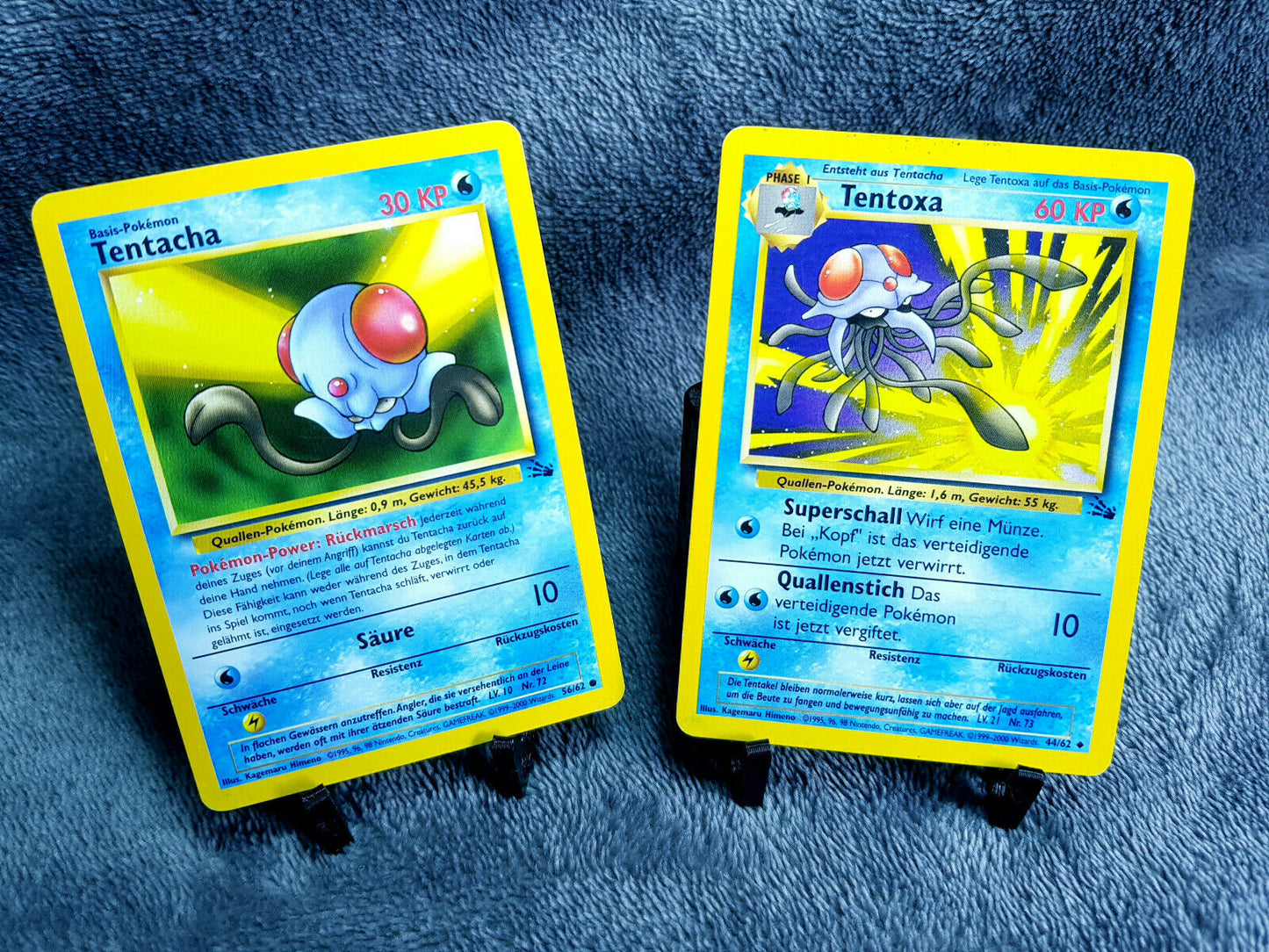 Pokemon Karten Full Set | Tentacha 56/62 & Tentoxa 44/62 | deutsch | NM