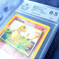 Pokemon Glumanda Charmander 46/102 - 1. Edition - von 1999 - PSA/PGS 8.5 NM