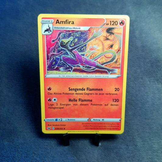Pokemon Karte - Amfira 28/202 rare - deutsch - PSA Mint