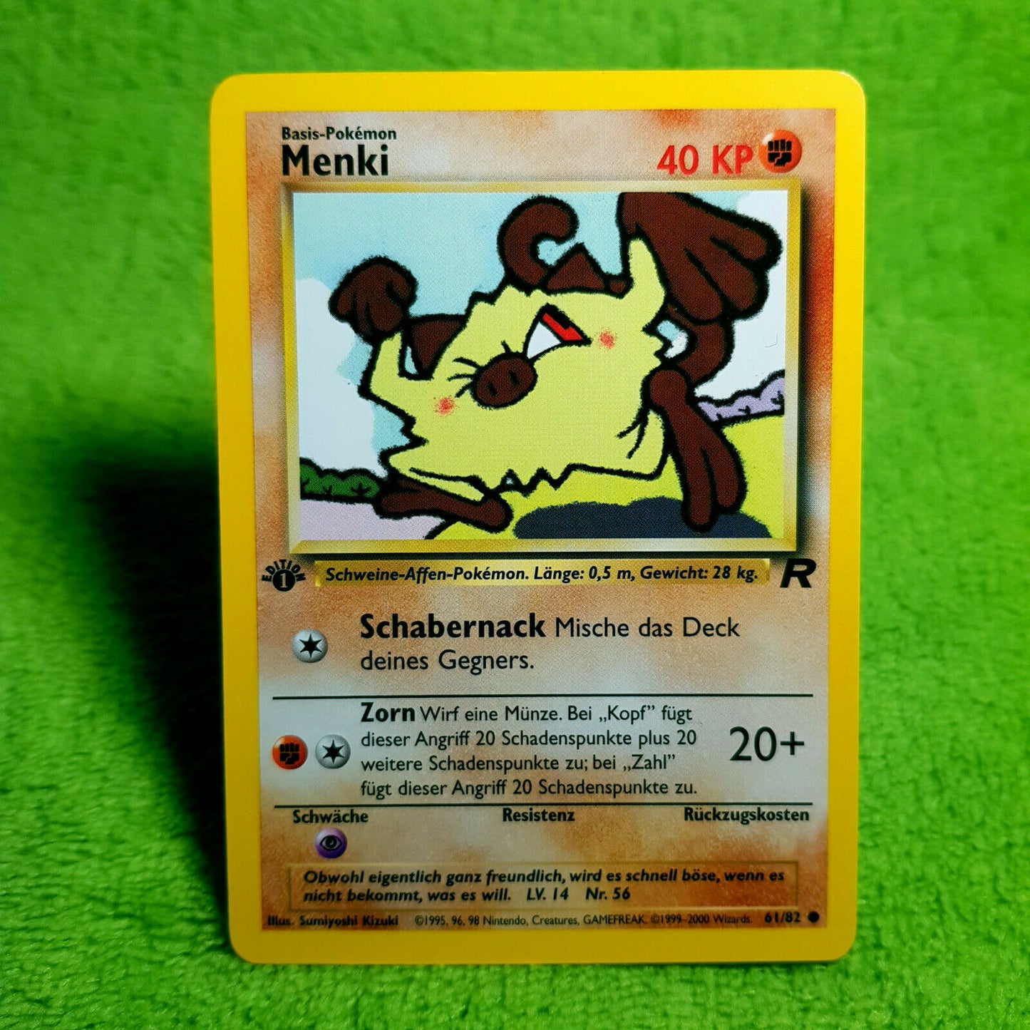 Pokemon - Menki 61/82 - 1. Edition - Team Rocket (2000) - MINT