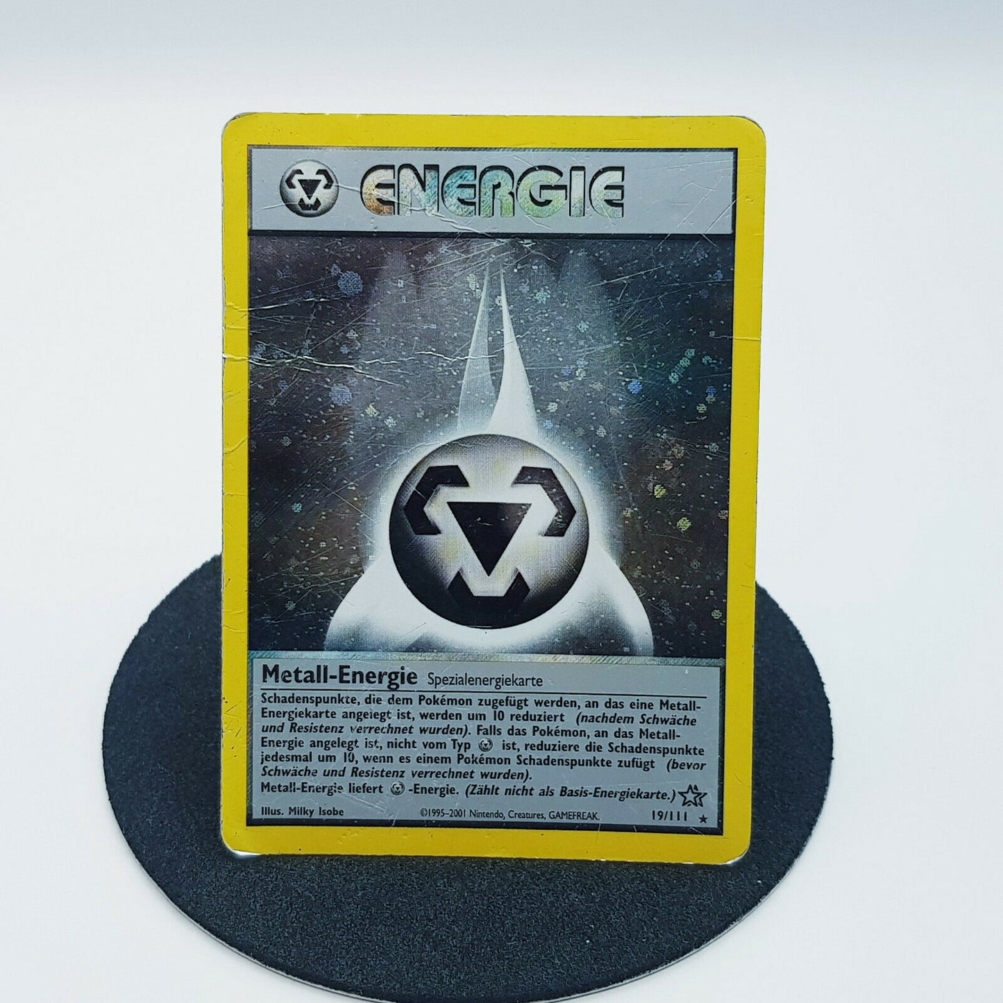 Pokemon Card Metall-Energie 19/111 Holo rare Neo Genesis 2001
